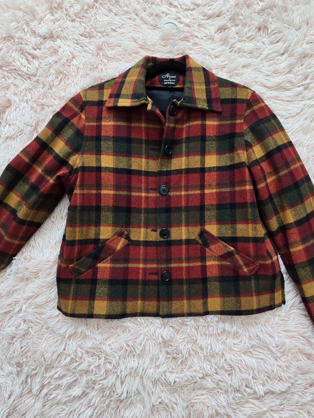 Women's Plaid Blazer/Coat